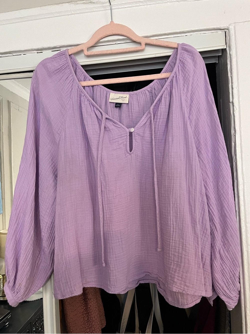 Lavender Top with Tie - Universal Thread